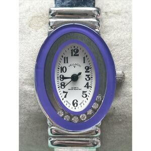 Vellacio Silver Tone Purple Tone Women’s Quartz Watch